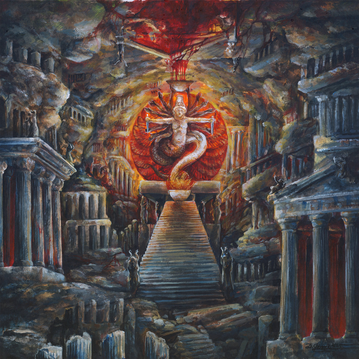 Death Saturnalia (With Temples Below) cover art